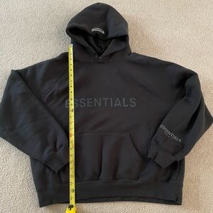 Black Fog Essentials Hoodie